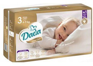 Подгузники Dada Extra Care Польща 3 Midi (4-9 кг) 50шт 2423454286 фото