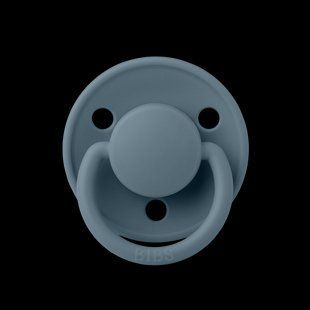 Пустушка BIBS De Lux Silicone Round (кругла) &ndash; Petrol 0-36 міс 5713795195633 фото