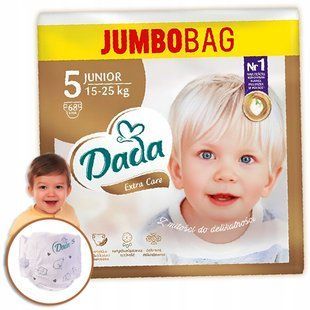 Підгузки Dada extra care 5 (15-25 кг) 68 шт. 1460802429 фото