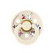 Пустушка BIBS x Moomins Colour Latex Round (кругла) Dancing Friends &ndash; Ivory від 6 міс 5713795273515 фото 1