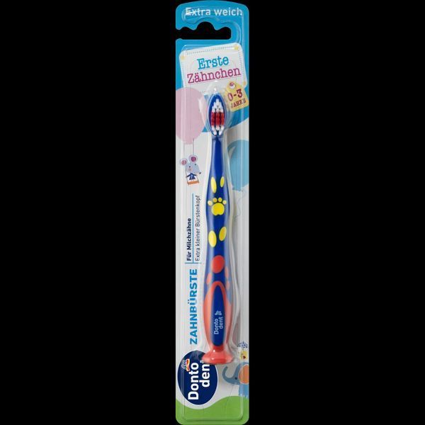 Dontodent Extra Soft Дитяча зубна щітка "Перші зуби" (0-3 роки), 1 шт. 2549933444 фото