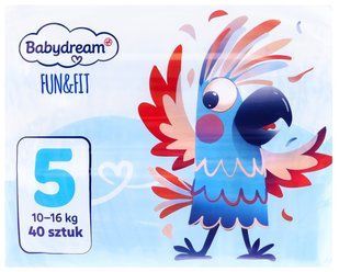 Підгузки Babydream Fun&Fit Польща 5 (12-25кг) 40шт 1914438438 фото