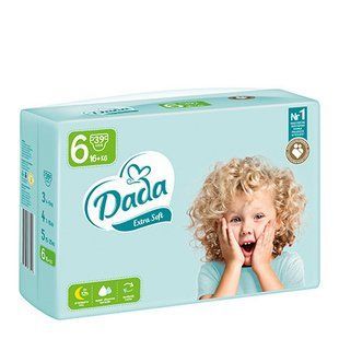 Підгузки Dada extra soft 6 (16+кг) 37шт 1460806038 фото