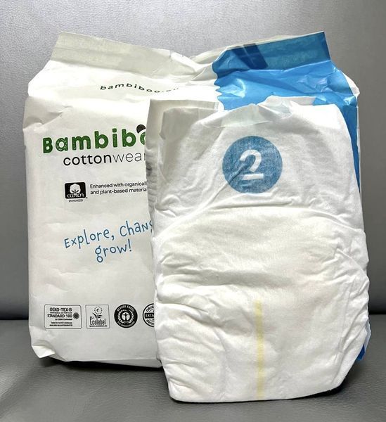 Підгузки Bambiboo cotton premium Польща 2 (3-8кг) 26шт 1654831686 фото