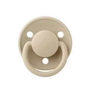 Пустушка BIBS De Lux Latex Round (кругла) від 6міс&ndash; vanilla 5713795105069 фото