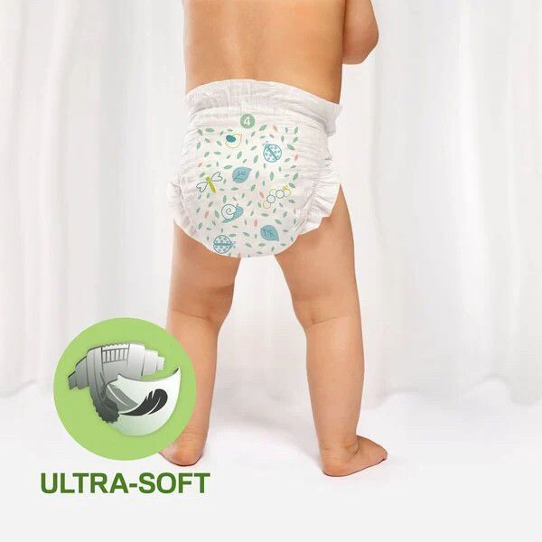Підгузки Kruidvat pure&soft Нідерланди 3 (4-9кг) 44шт 2248112669 фото