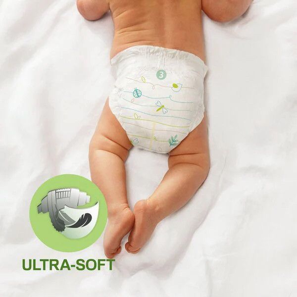 Підгузки Kruidvat pure&soft Нідерланди 3 (4-9кг) 44шт 2248112669 фото