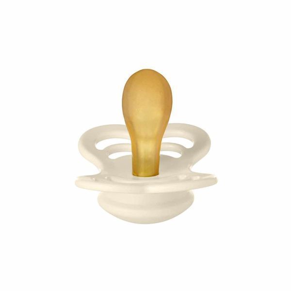 Пустушка BIBS Supreme Latex Symmetrical (симетрична) &ndash; Ivory від 6міс. 5713795191529 фото