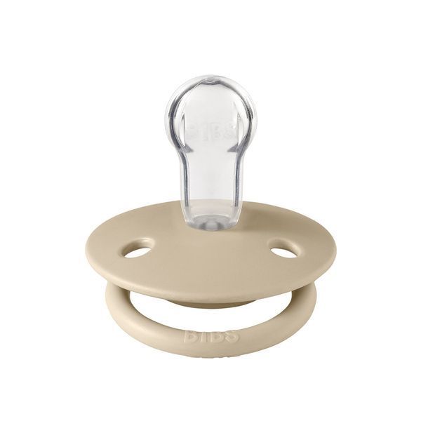 Пустушка BIBS De Lux Latex Round (кругла) від 6міс&ndash; vanilla 5713795105069 фото