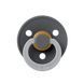 Пустушка BIBS Studio Colour Latex Round (кругла) Iron/Cloud від 6 міс 5713795271924 фото 1