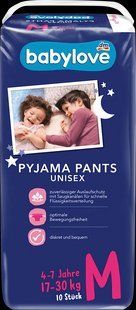 Підгузки-трусики нічні Babylove Pyjama Pants Німеччина 4-7років (17-30кг) 10шт 2523404927 фото