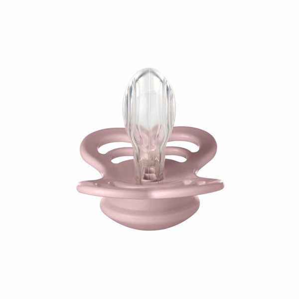 Пустушка BIBS Supreme Silicone Symmetrical (симетрична) &ndash; Pink Plum від 6міс. 5713795221059 фото