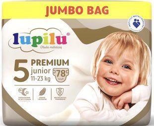 Підгузки Lupilu premium 5 (11-23кг) 78 шт. 1701569920 фото