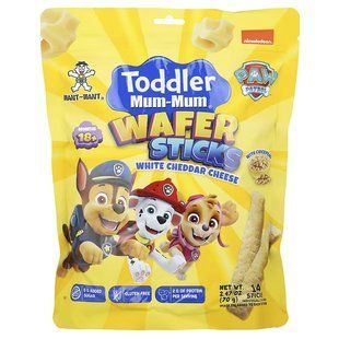 Вафельні палички Hot Kid Toddler Mum-Mum сир чеддер з 18 місяців (1 палочка, 5г) 2513414794 фото