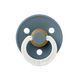 Пустушка BIBS Colour Latex Round (кругла) &ndash; Petrol GLOW (світиться в темряві) від 6міс. 5713795266647 фото 1