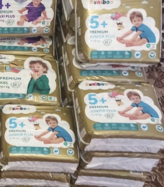 Підгузки Kuniboo Premium 5+ Junior Plus (11-18 кг) 34шт&nbsp;(Німеччина) 2716381789 фото