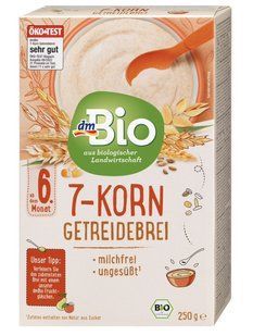 Органічна каша DM Bio 7-зернова для дітей із 6 місяців, 250 г 2180935904 фото