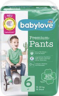 Підгузники-трусики Babylove premium Німеччина 6 (18-30кг) 18шт 2117503845 фото