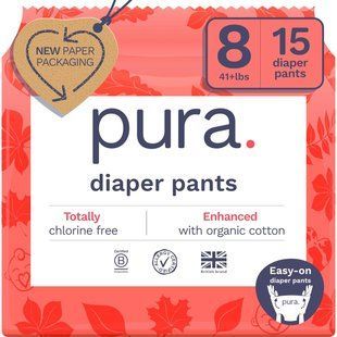Підгузки-трусики Pura Eco Nappy Pants 8 (19+кг) 15шт 2468879216 фото