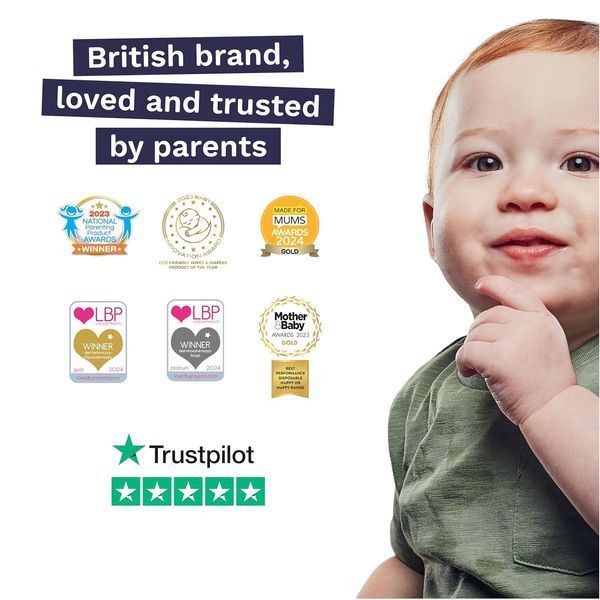 Підгузки-трусики Pura Eco Nappy Pants 8 (19+кг) 45шт 2468884315 фото