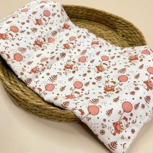 Пелюшка тепла "Ведмедик з кулькою" фланель (байка) велика 90х110 см, 1 шт 2584620885 фото