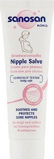 Крем бальзам для сосків, ланоліновий - Sanosan Mama Nipple Salve, 30мл 4003583207237 фото