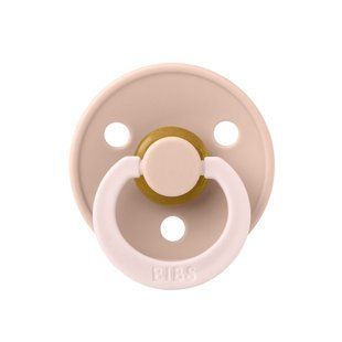 Соска пустушка BIBS Studio Colour Fusion Latex Round (кругла) &ndash; Blush/Petal від 6міс 5713795271962 фото