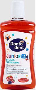 Ополіскувач для порожнини рота Dontodent дитячий Junior від 6 років, 500мл 2526010492 фото