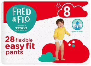 Підгузки-трусики Tesco Fred&Flo Чехія 8 (18+кг) 28 шт. 1726867733 фото