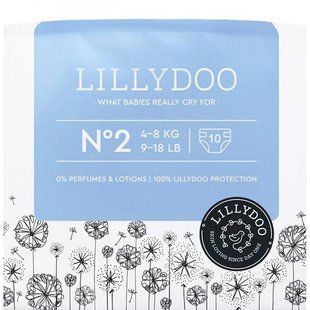 Підгузки Lillydoo Німеччина 2 (4-8кг) 10шт 2699996181 фото