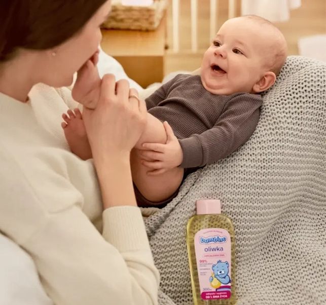 Гіпоалергенна олія Bambino для немовлят з вітаміном E, 300 мл. 2804823054 фото
