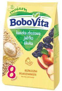 Каша дитяча Bobovita безмолочна мультизернова "Яблуко-чорнослив" від 8 місяців, 270г 2562563785 фото