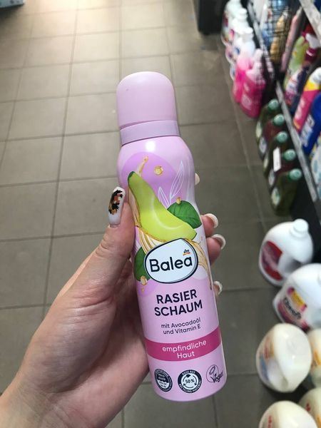Піна для гоління Balea Vitamin E & Avocado, 150 мл. (Німеччина) 2324730878 фото