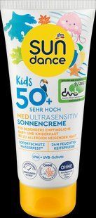 Дитячий сонцезахисний крем SUNDANCE Kids MED ultra sensitiv SPF 50, 100 мл 2642558368 фото