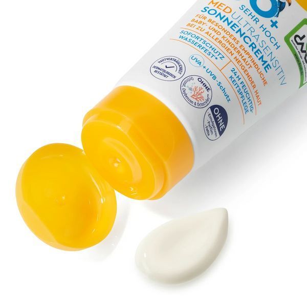 Дитячий сонцезахисний крем SUNDANCE Kids MED ultra sensitiv SPF 50, 100 мл 2642558368 фото