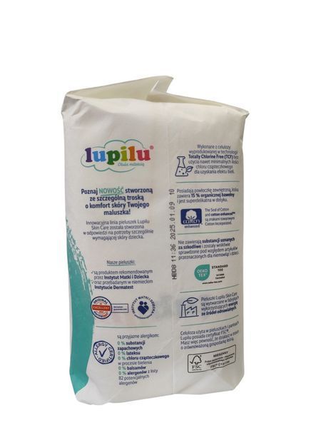 Підгузки Lupilu Skin Care 4 (8-16кг) 33шт 2552396718 фото