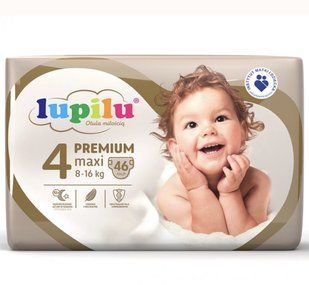 Підгузки Lupilu premium 4 (8-16кг) 46 шт. 1506608814 фото