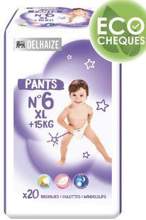 Підгузки-трусики Delhaize Нідерланди 6 (15+кг) 20шт 1734034827 фото