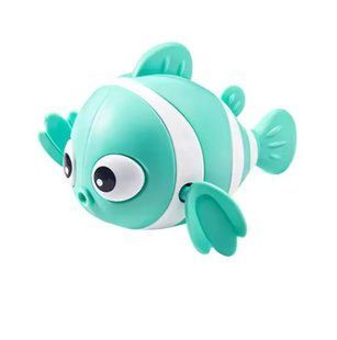 Заводна іграшка для води "Рибка", 1шт (Зелена) Заводна фото