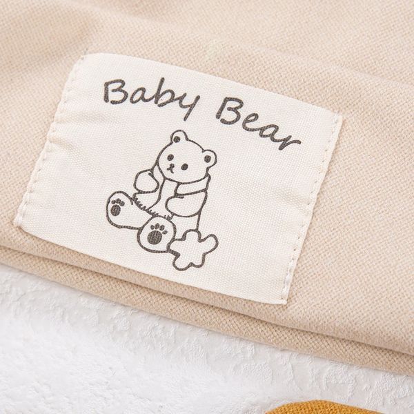 Дитяча трикотажка весняна шапочка з вушками "Baby Bear", коричнева (0-2 роки) 2995731055 фото