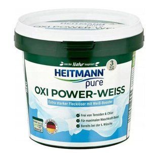 Засіб для видалення плям Heitmann Pure OXI WEISS 500 г 2123244945 фото