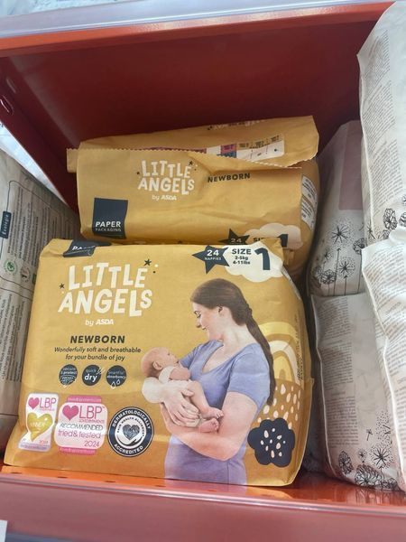 Підгузки Little angels 1 (2-5кг) 24шт Великобританія 1947783928 фото