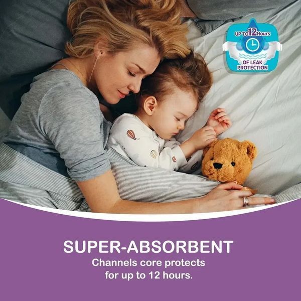 Нічні підгузки Parents choice Gentle Dreams Overnight Diapers 5 (12+кг) 33шт (половина з коробки) 2664508699 фото