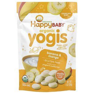 Happy Family Organics Органічні йогуртові цукерки "Манго та банан" від 8 місяців, 28 г 2552475207 фото