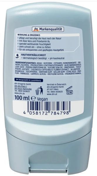 Бальзам після гоління Balea Men Sensitive After Shave Balsam, 100 мл 2538489328 фото