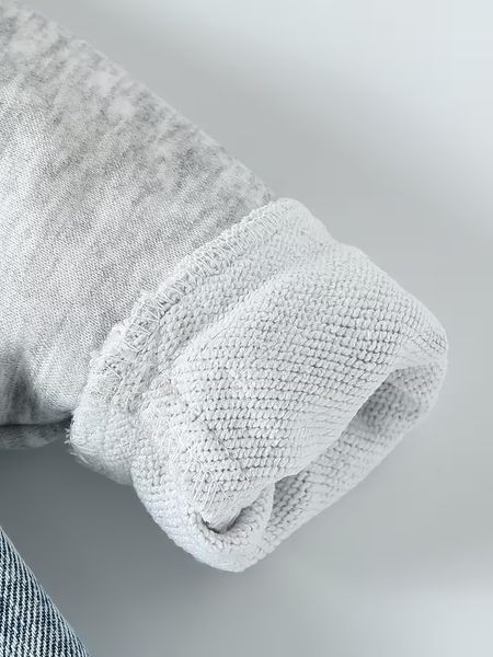 Дитяча джинсова кофта з капюшоном "С" 9-12 міс (80 см) сірий 3147767463 фото