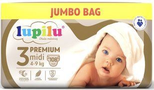 Підгузки Lupilu premium Німеччина 3 (4-9 кг) 108 шт. 1559890838 фото