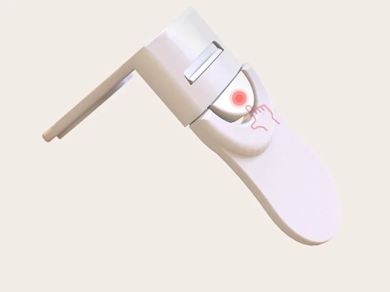 Блокіратор на шафи та ящики Children Safety Drawer Lock, 2шт (білий) 2765043508 фото