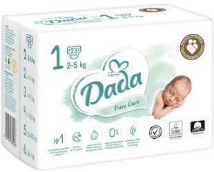 Підгузки Dada Pure Care Польща 1 (2-5 кг) 23шт 2004053397 фото