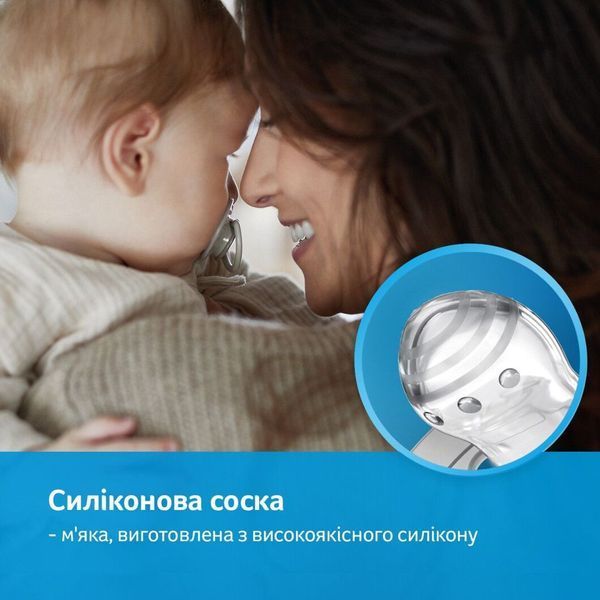 Пустушка lovi силіконова динамічна (симетрична) 6-18 міс Night&Day Girl (2шт) 22/915girl 5901691874480 фото